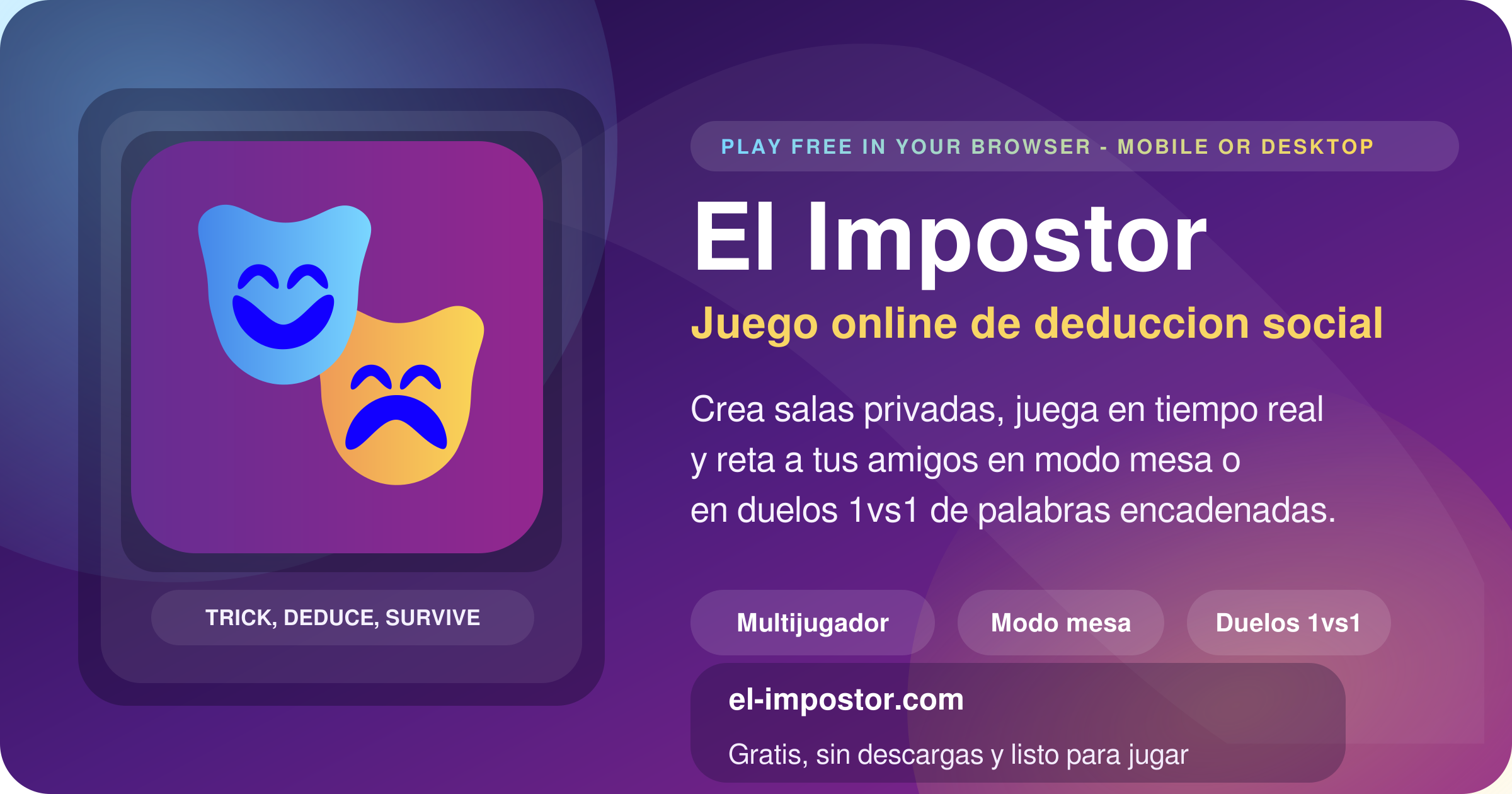 El Impostor Game - ¡Encuentra al impostor antes de que sea demasiado tarde!